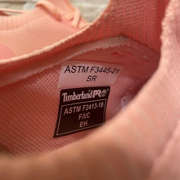 Timberland PRO A5VKY Pink Shoes 8.5 | Safety Toe, Anti-Fatigue, Slip-On NWOT - Picture 7 of 12